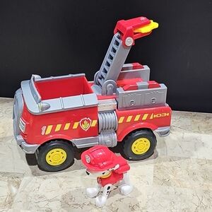 Paw Patrol Marshall’s Forest Fire‎ Truck Vehicle - Figure and Vehicle